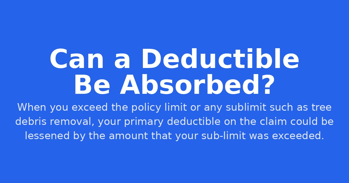 Embedded Decutible Example Absorbing Deductibles